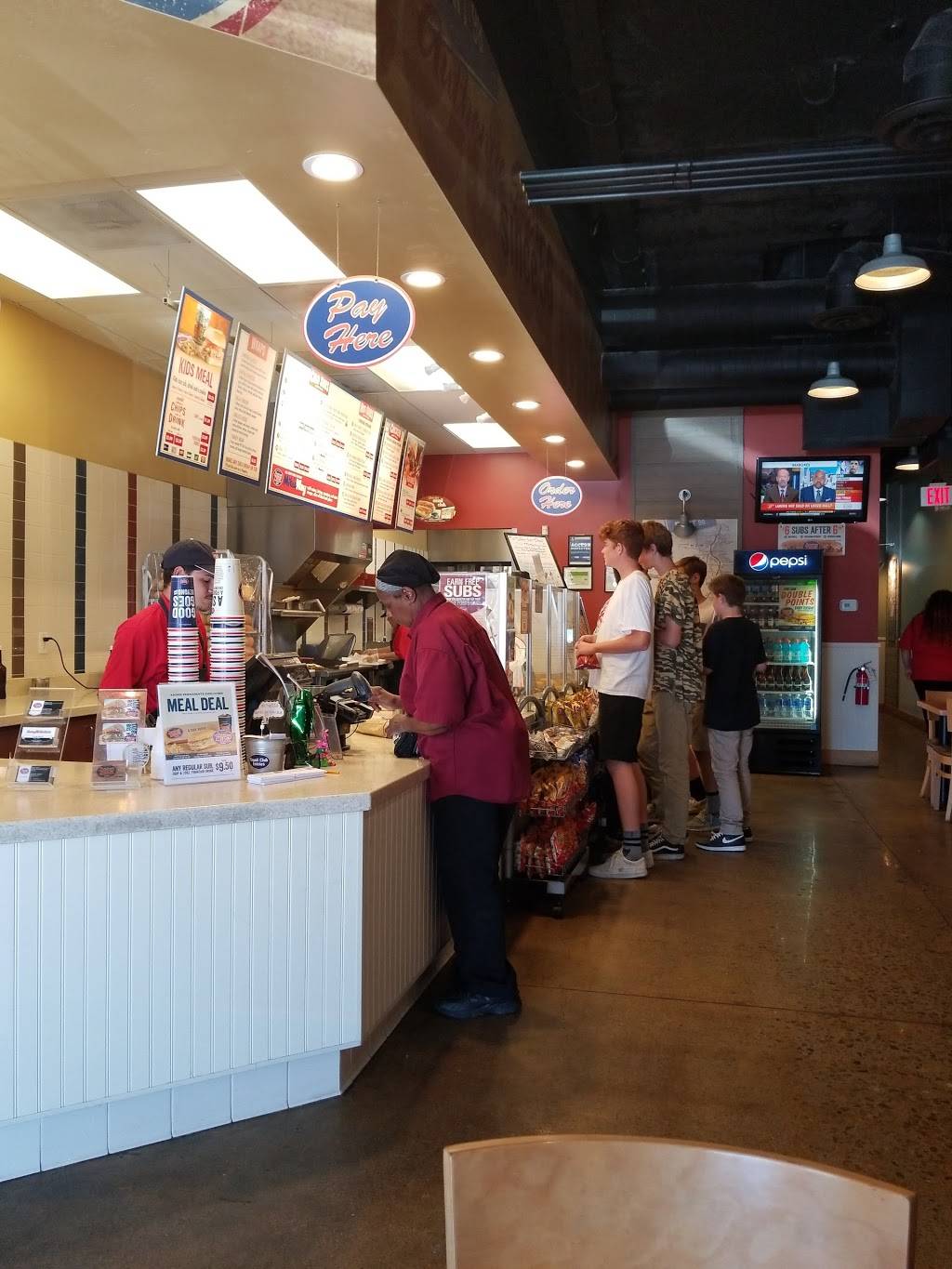 Jersey Mikes Subs | meal takeaway | 6545 Mission Gorge Rd, San Diego, CA 92120, USA | 6195637827 OR +1 619-563-7827