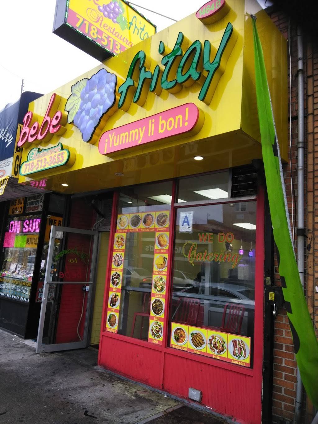 Bebe Fritay | restaurant | 1464 Rockaway Pkwy, Brooklyn, NY 11236, USA | 7185133655 OR +1 718-513-3655
