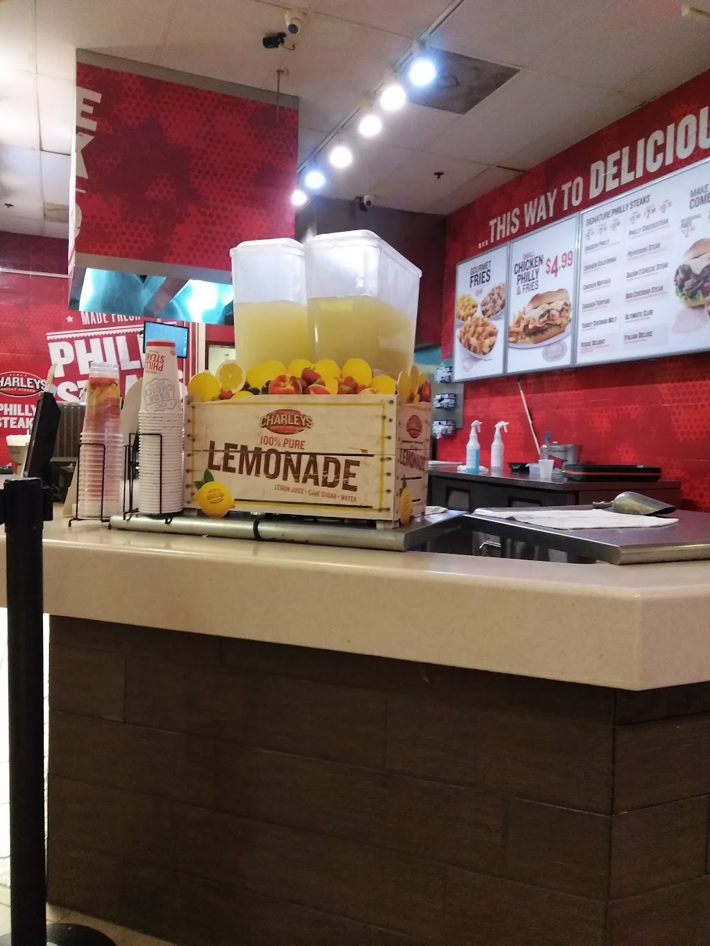 Charleys Cheesesteaks | restaurant | 3929 Mccain Blvd., Space J01FA, North Little Rock, AR 72116, USA | 5017532328 OR +1 501-753-2328