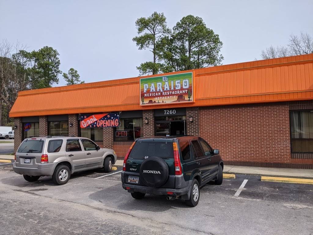 El Paraiso Mexican Restaurant | restaurant | 7260 Parklane Rd, Columbia, SC 29223, USA | 8038142041 OR +1 803-814-2041