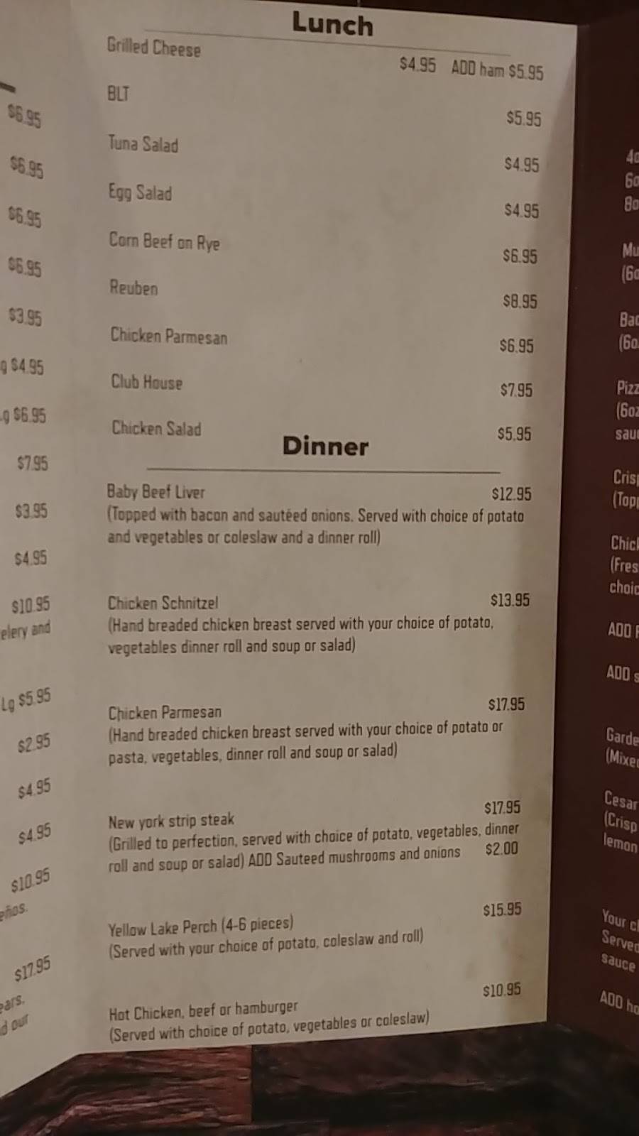 La Rocca Family Restaurant & Bar | restaurant | 9530 County Rd 11, McGregor, ON N0R 1J0, Canada | 5197267001 OR +1 519-726-7001