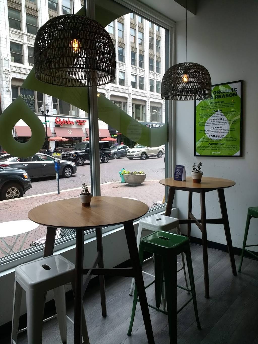 Greenleaf Juicing Company | restaurant | 18 N Meridian St, Indianapolis, IN 46204, USA | 3179866010 OR +1 317-986-6010