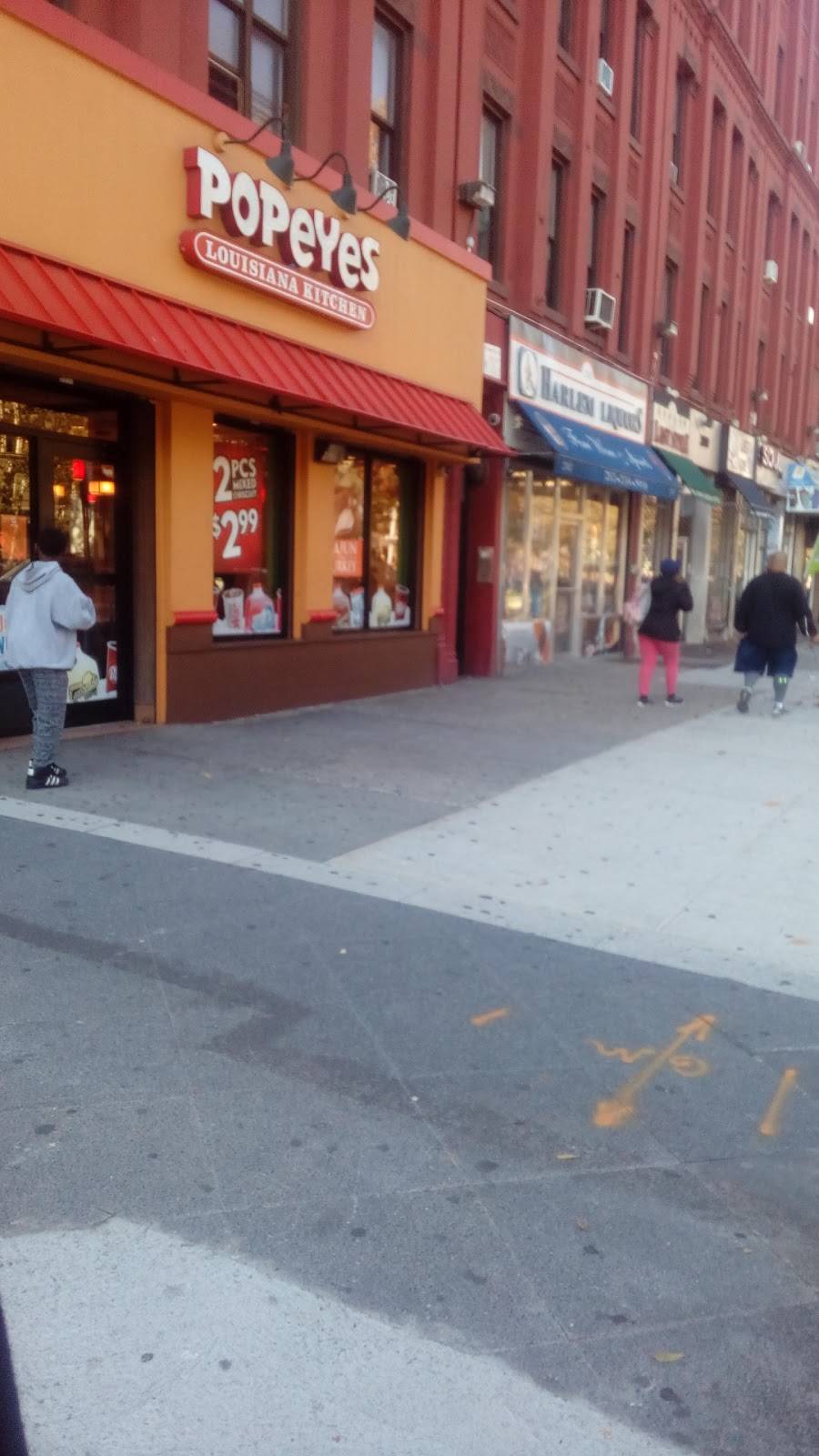 Popeyes Louisiana Kitchen | restaurant | 2300 Adam Clayton Powell Jr Blvd, New York, NY 10030, USA | 6463689765 OR +1 646-368-9765
