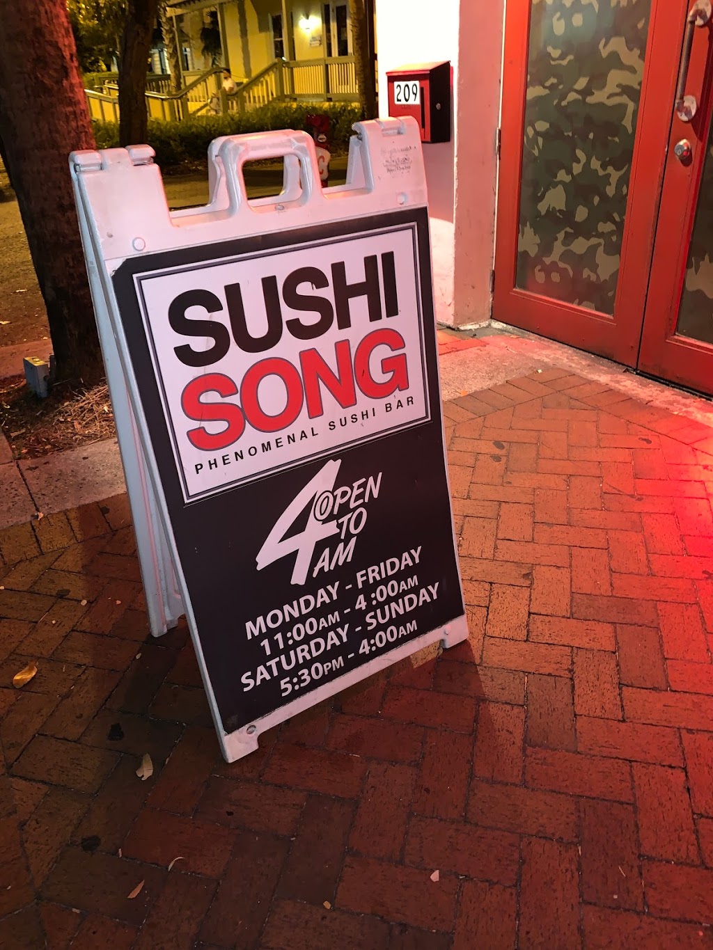 Sushi Song Fort Lauderdale | restaurant | 209 SW 2nd Ave, Fort Lauderdale, FL 33301, USA | 9547647664 OR +1 954-764-7664