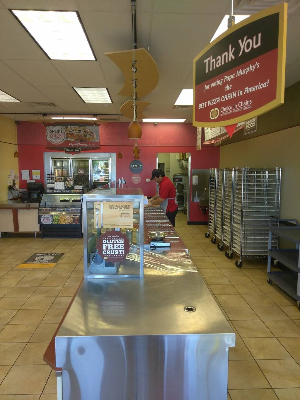 Papa Murphys Take N Bake Pizza | meal takeaway | 5150 W Olive Ave, Glendale, AZ 85302, USA | 6239397272 OR +1 623-939-7272