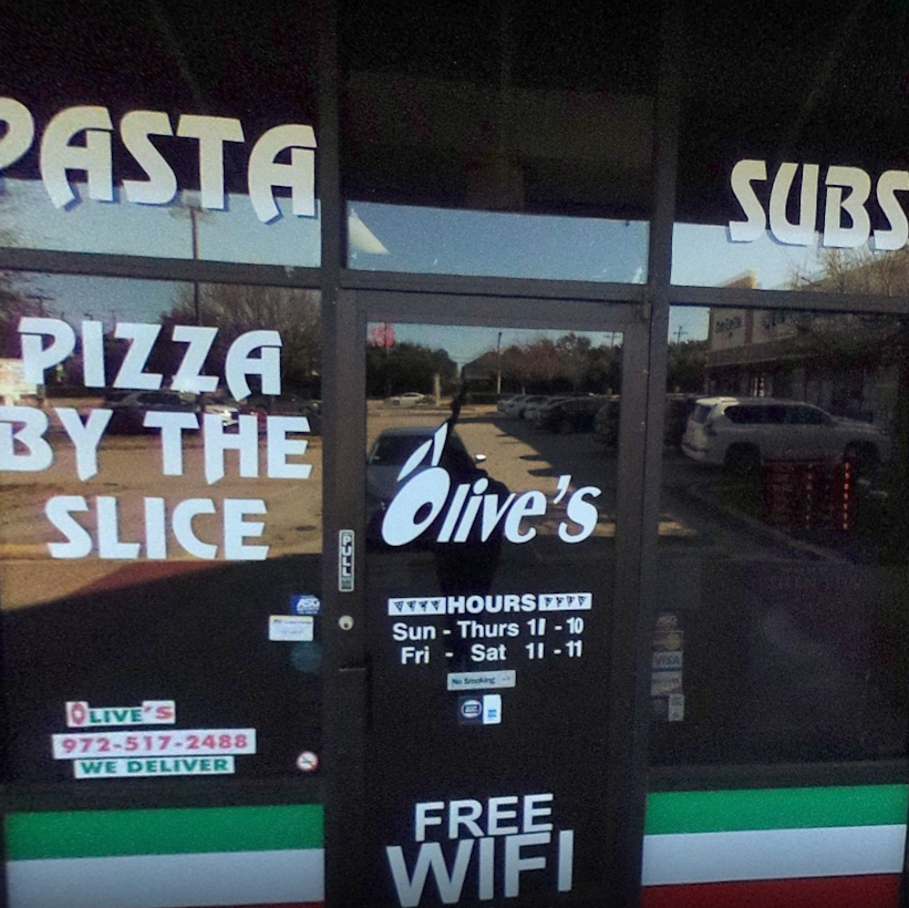 Olives Pizza | restaurant | 6900 Alma Dr, Plano, TX 75023, USA | 9725172488 OR +1 972-517-2488