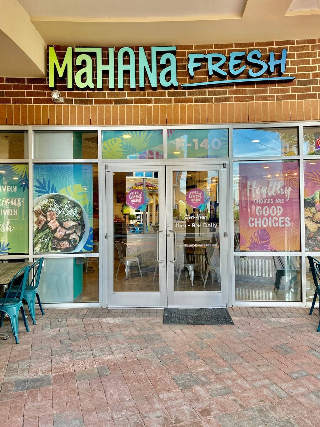 Mahana Fresh | restaurant | 14815 Ballantyne Village Way Suite 140, Charlotte, NC 28277, USA | 7042480311 OR +1 704-248-0311
