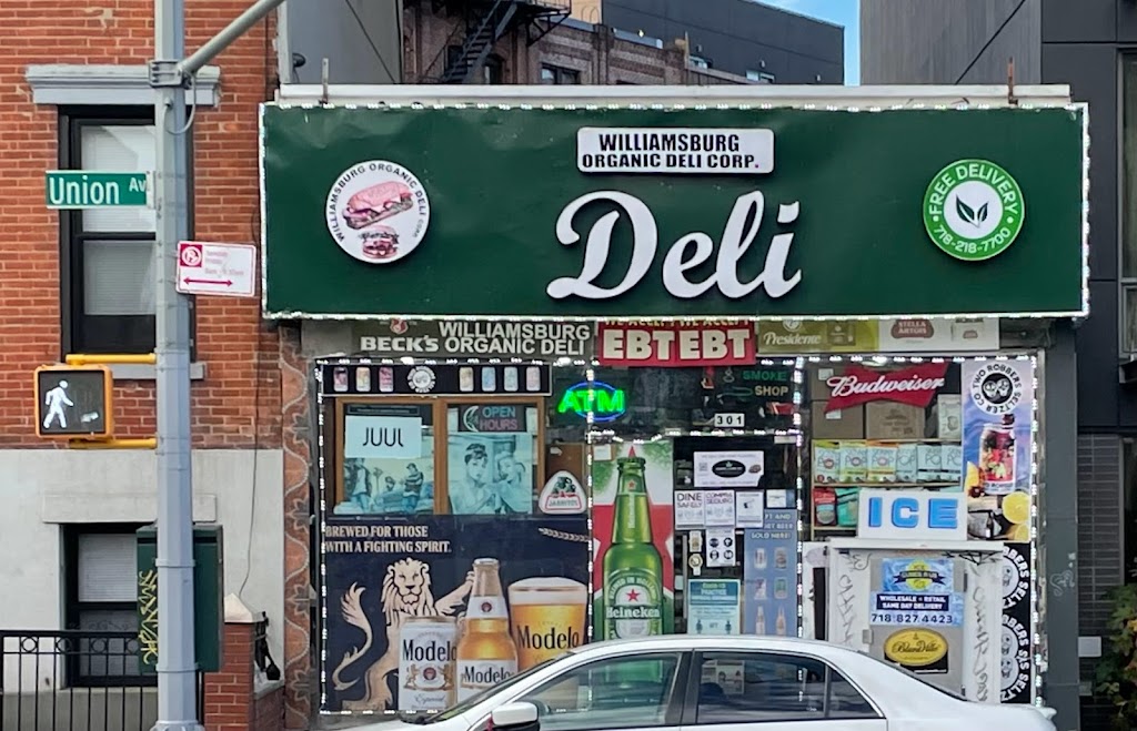 Williamsburg Organic Deli Corp. | restaurant | 301 Union Ave, Brooklyn, NY 11211, USA | 7182187700 OR +1 718-218-7700