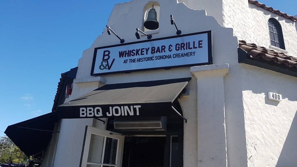 B&V Whiskey Bar & Grille | restaurant | 400 1st St E, Sonoma, CA 95476, USA | 7079387110 OR +1 707-938-7110