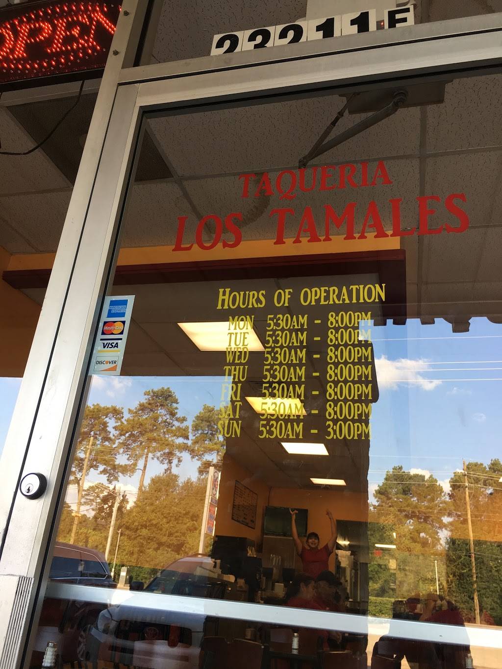 Taqueria Los Tamales | restaurant | 23211 Kuykendahl Rd, Tomball, TX 77375, USA | 8327615121 OR +1 832-761-5121