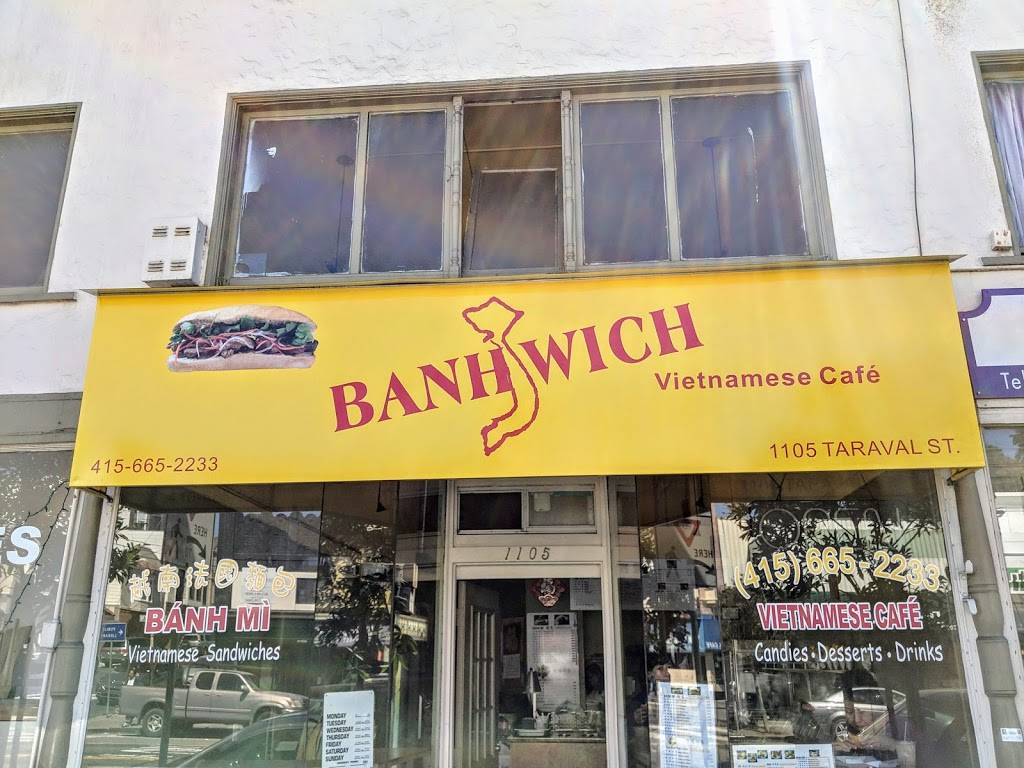 Banhwich | cafe | 1105 Taraval, San Francisco, CA 94116, USA | 4156652233 OR +1 415-665-2233