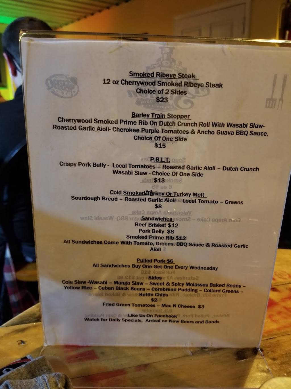 Barley Station BBQ | restaurant | 140 S Kilby St, Sevierville, TN 37862, USA | 8653651790 OR +1 865-365-1790