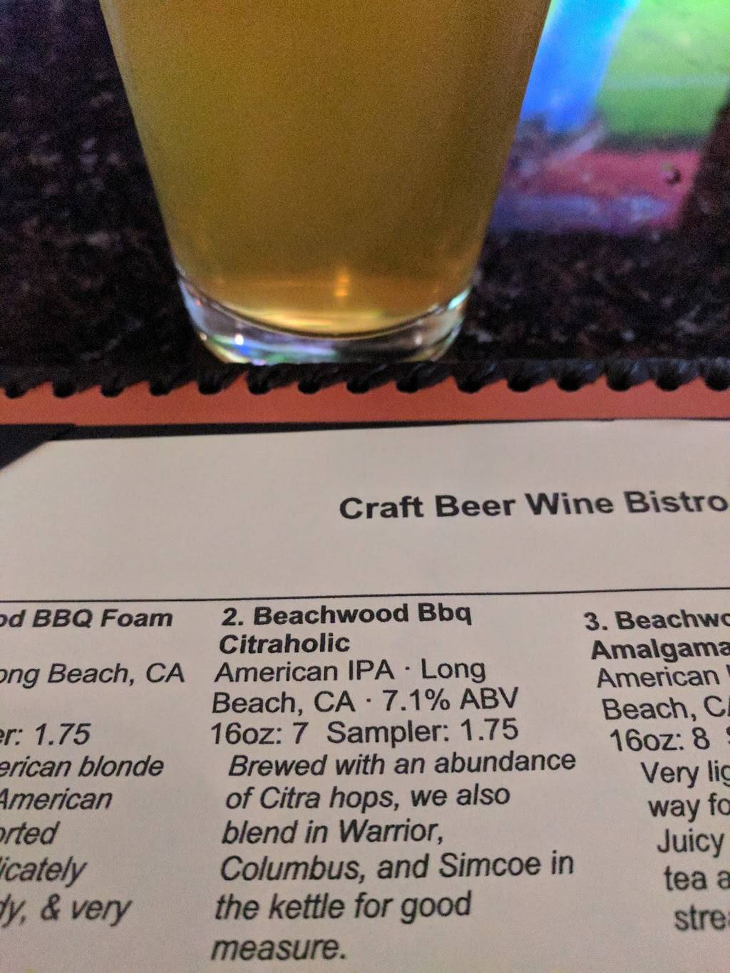 Craft Beer Wine Bistro | restaurant | 8482 N Friant Rd #103, Fresno, CA 93720, USA | 5597212767 OR +1 559-721-2767