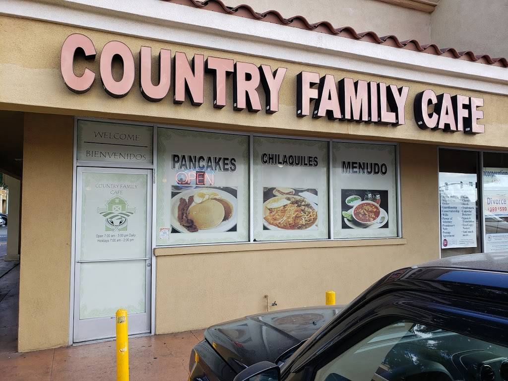 Country Family Cafe | cafe | 1738 S Euclid St, Anaheim, CA 92802, USA | 7149565341 OR +1 714-956-5341