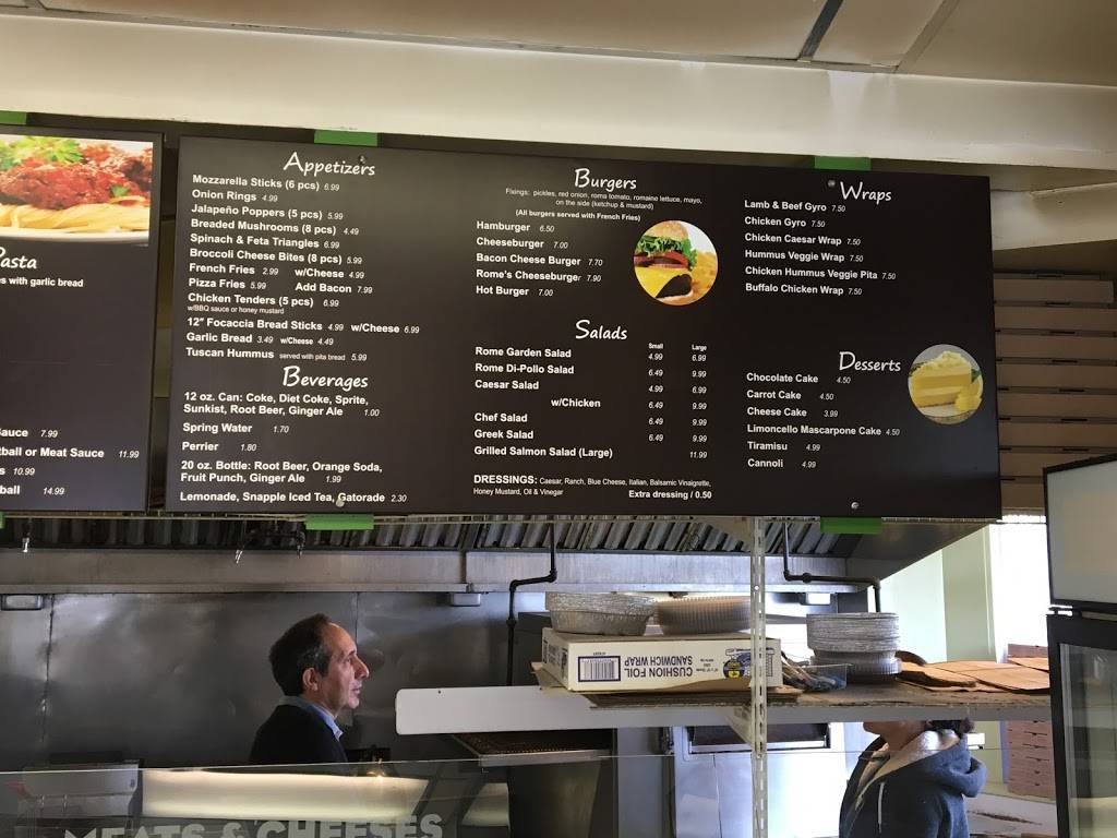 Rome Pizza & Sub | restaurant | 5000 Wisconsin Ave NW, Washington, DC 20016, USA | 2022441414 OR +1 202-244-1414