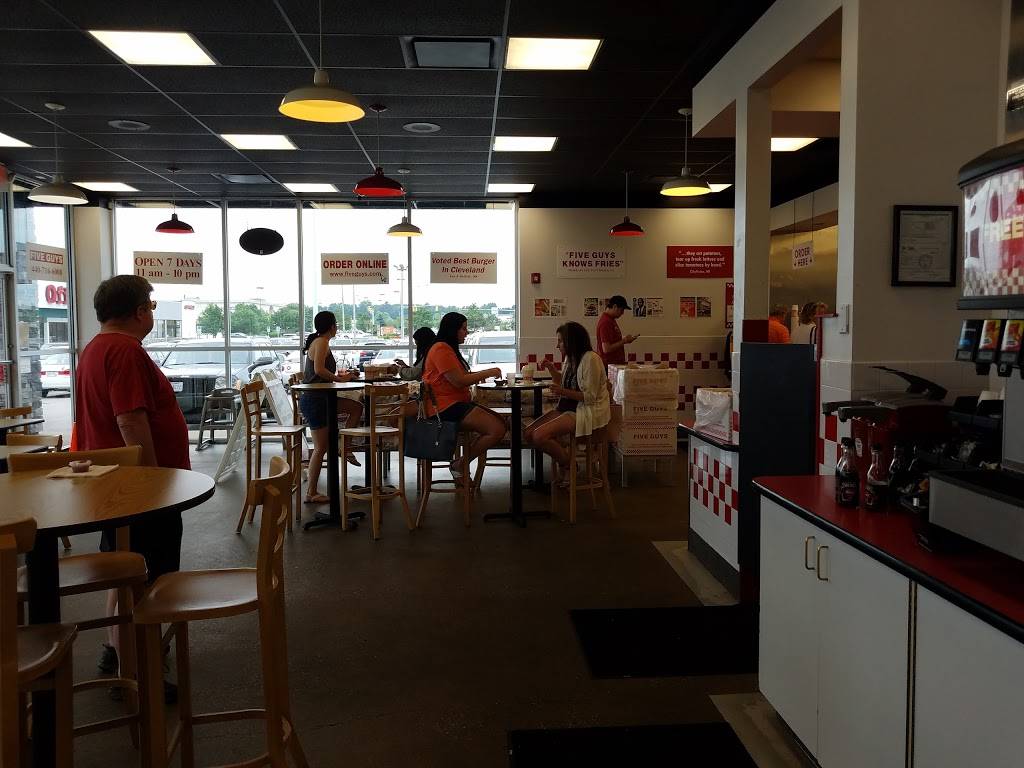 Five Guys | meal takeaway | 26037 Lorain Rd, North Olmsted, OH 44070, USA | 4407166000 OR +1 440-716-6000