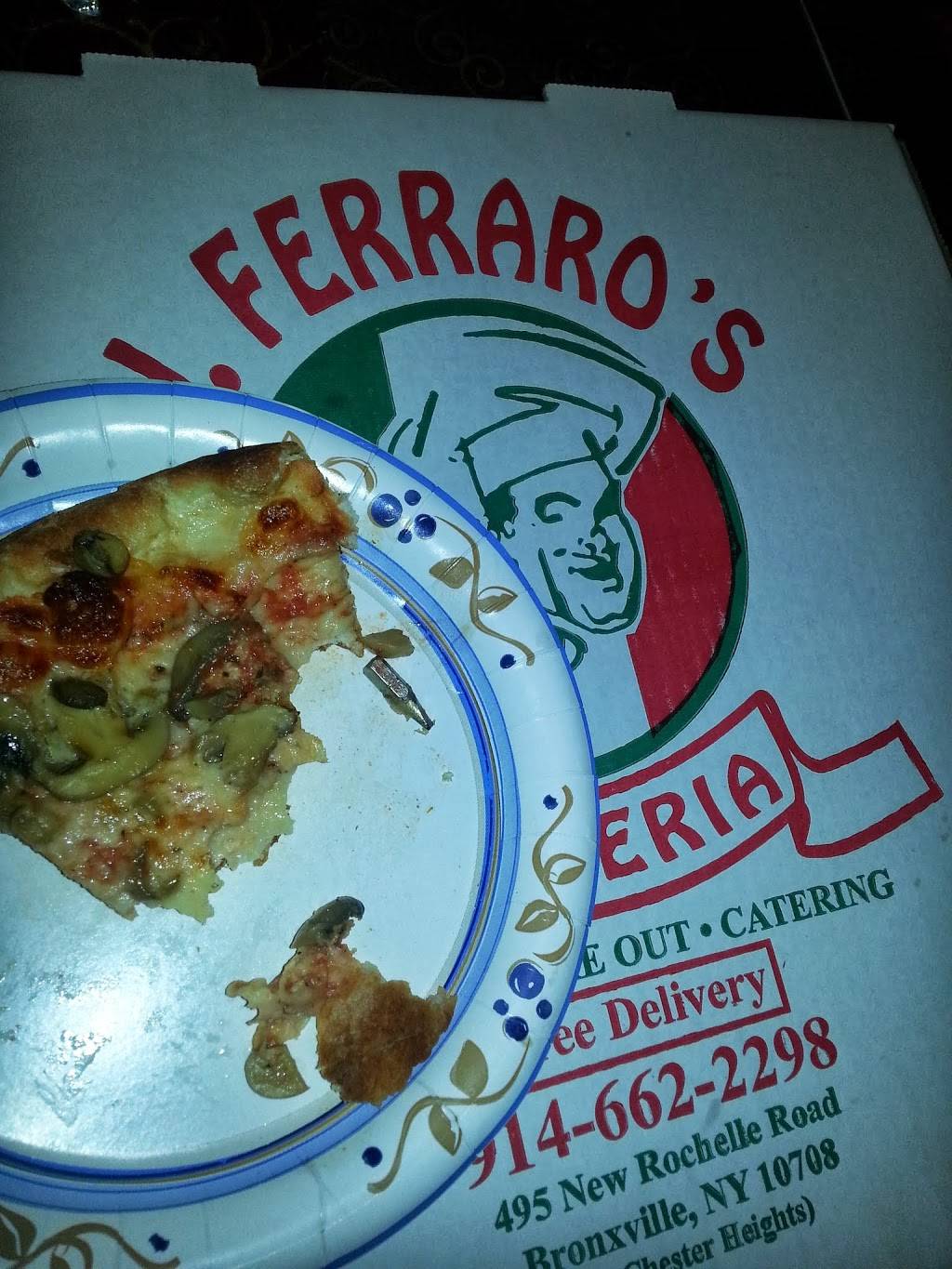 J Ferraros Pizzeria | restaurant | 495 New Rochelle Rd, Bronxville, NY 10708, USA | 9146622298 OR +1 914-662-2298
