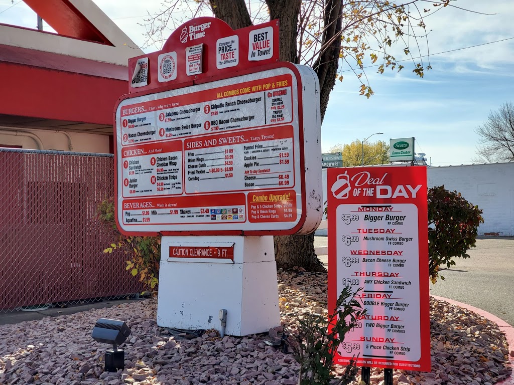 Burger Time | restaurant | 2300 W 12th St, Sioux Falls, SD 57104, USA | 6053327732 OR +1 605-332-7732