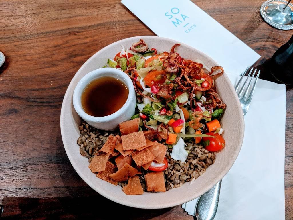 Soma Eats | cafe | 186 2nd St, San Francisco, CA 94105, USA | 4155437662 OR +1 415-543-7662
