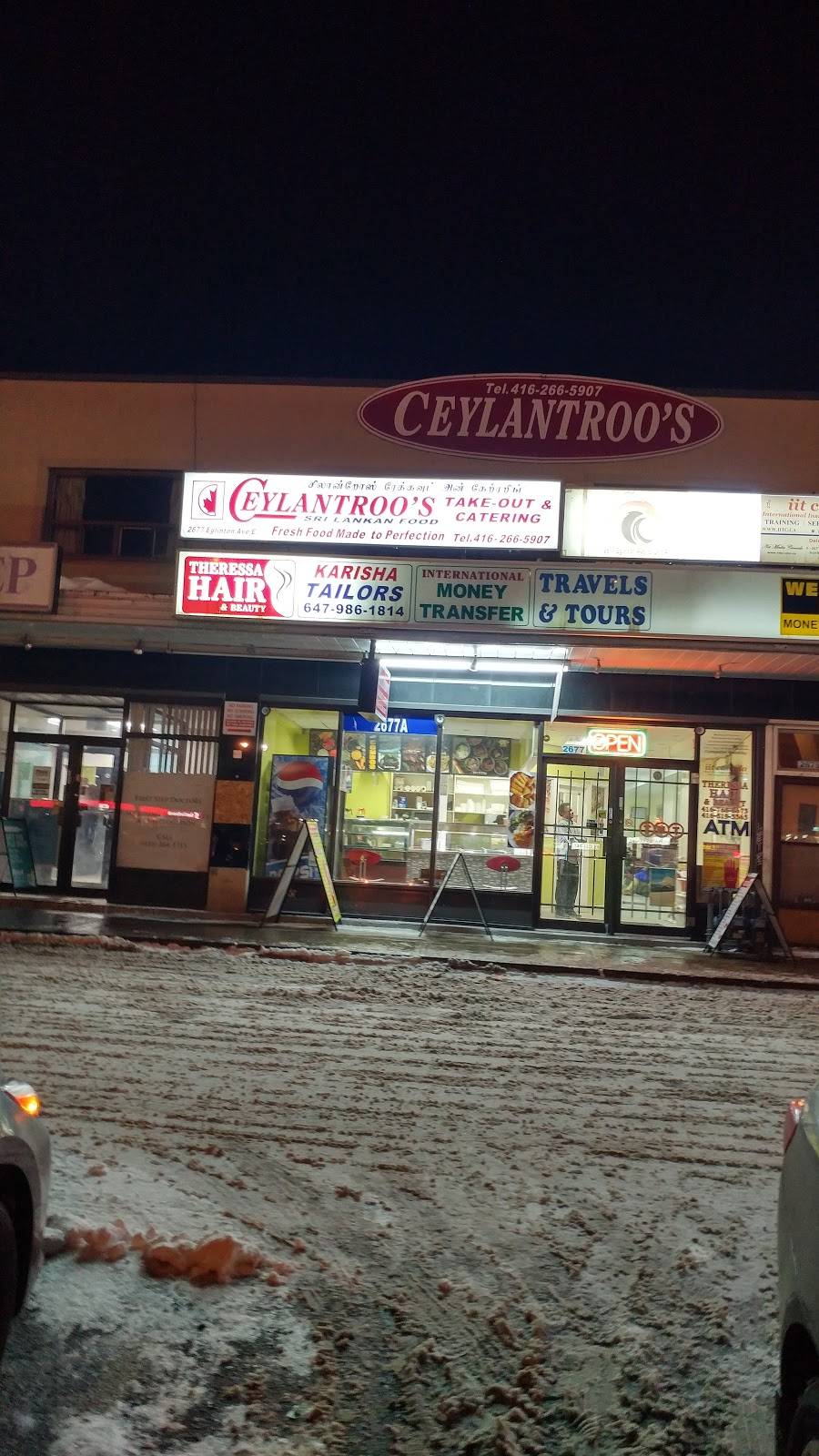 Ceylantroos | restaurant | 2677 Eglinton Ave E, Scarborough, ON M1K 2S3, Canada | 4162665907 OR +1 416-266-5907