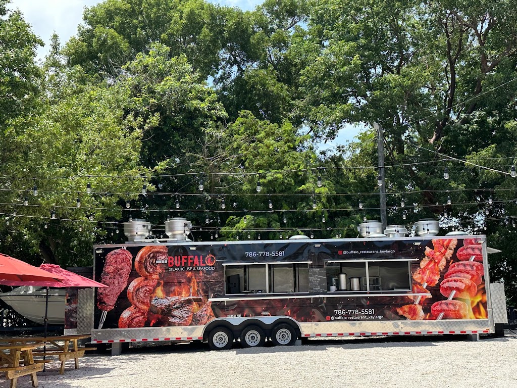 Buffalo steakhouse & seafood | restaurant | 103360 Overseas Hwy, Key Largo, FL 33037, USA | 7867785581 OR +1 786-778-5581