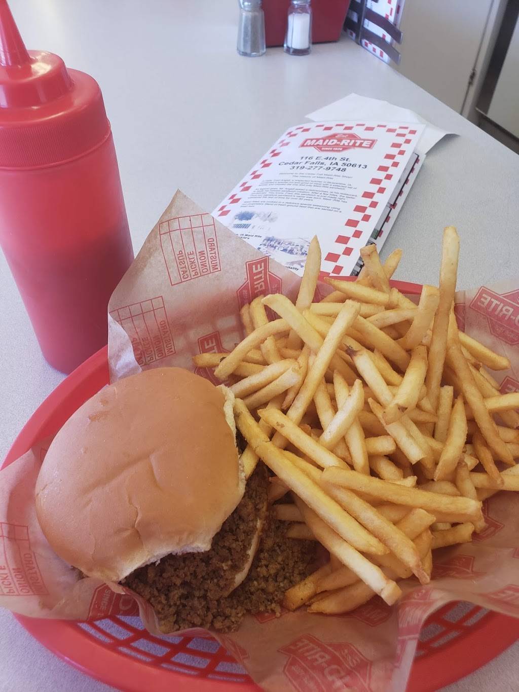 Maid-Rite | meal takeaway | 116 E 4th St, Cedar Falls, IA 50613, USA | 3192779748 OR +1 319-277-9748