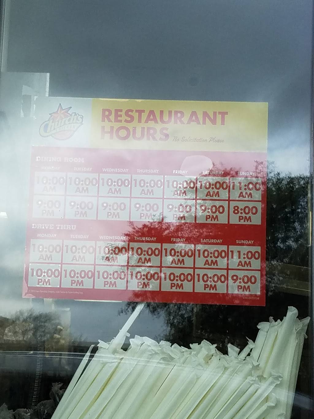 Churchs Chicken | restaurant | 19153 I-45, Shenandoah, TX 77385, USA | 2814194019 OR +1 281-419-4019