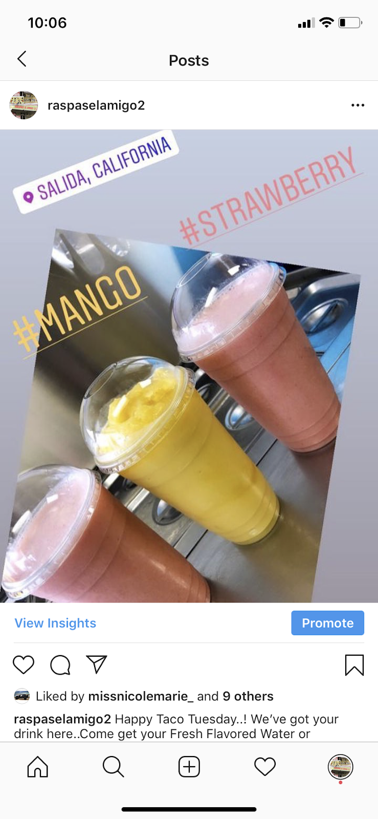 Raspas El Amigo #2 | meal takeaway | 4601 Broadway Ave, Salida, CA 95368, USA | 2096061641 OR +1 209-606-1641