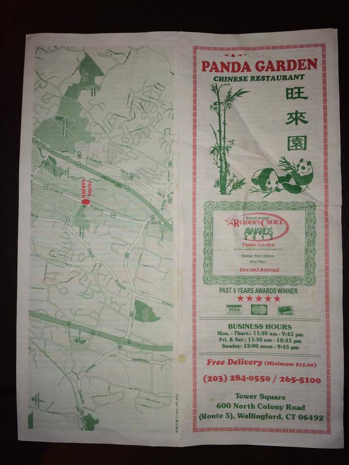 Panda Garden | restaurant | 600 N Colony Rd #6, Wallingford, CT 06492, USA | 2032840550 OR +1 203-284-0550