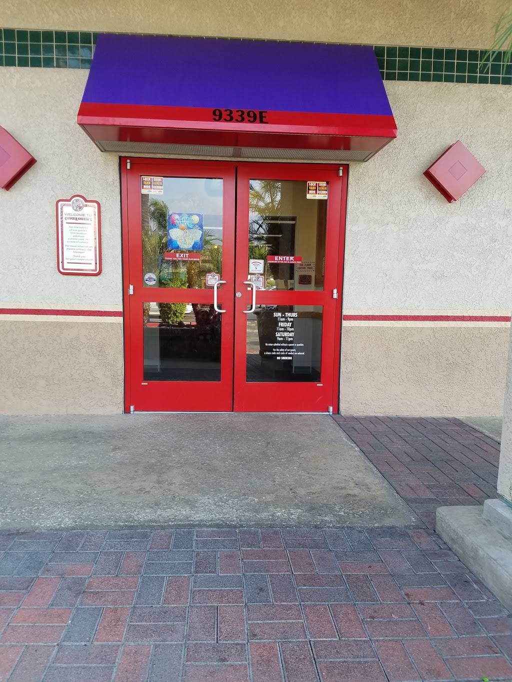 Chuck E. Cheese | restaurant | 9339 Foothill Blvd Ste. E, Rancho Cucamonga, CA 91730, USA | 9099451052 OR +1 909-945-1052