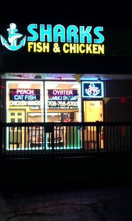 Blue Sharks Fish and Chicken of South Chicago Heights | restaurant | 3332 Chicago Rd, South Chicago Heights, IL 60411, USA | 7087555700 OR +1 708-755-5700