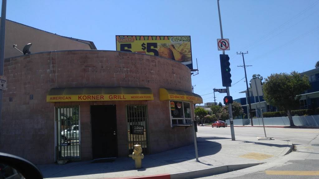 Korner Grill | restaurant | 4206 Fountain Ave, Los Angeles, CA 90029, USA | 3236647455 OR +1 323-664-7455