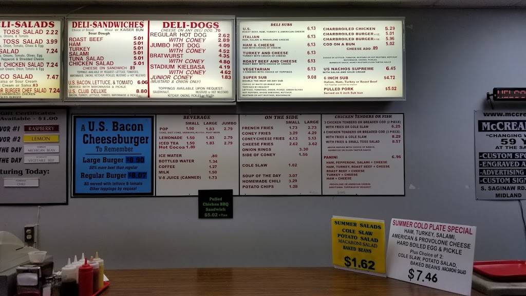 US Coney & Cone | restaurant | 601 S Saginaw Rd, Midland, MI 48640, USA | 9898325395 OR +1 989-832-5395