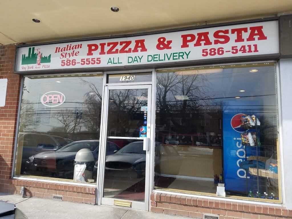 Italian Style Pizza & Pasta | restaurant | 1940 Delmar Dr, Folcroft, PA 19032, USA | 6105865555 OR +1 610-586-5555