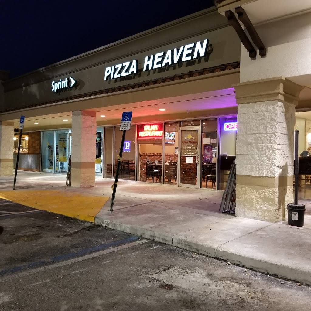 Pizza Heaven | restaurant | 4420 Weston Rd, Davie, FL 33331, USA | 9543494566 OR +1 954-349-4566