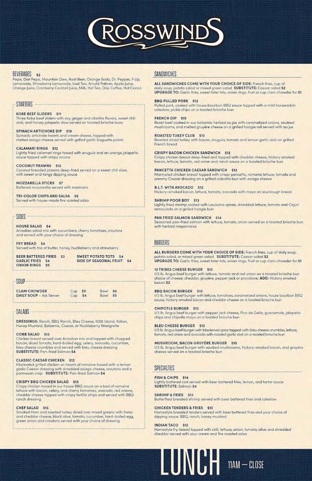 Crosswinds | restaurant | 455 Wapato Lake Rd, Manson, WA 98831, USA | 5096876922 OR +1 509-687-6922