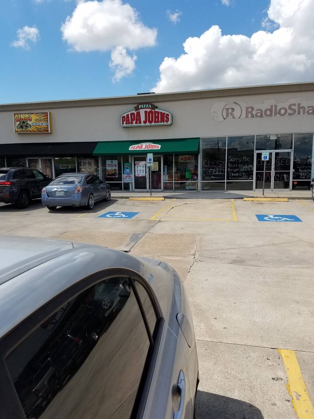 Papa Johns Pizza | restaurant | 4605 Garth Rd, Baytown, TX 77521, USA | 2814277200 OR +1 281-427-7200