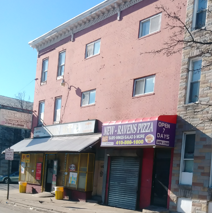 New Ravens Pizza | restaurant | 334 S Monroe St, Baltimore, MD 21223, USA | 4105665483 OR +1 410-566-5483