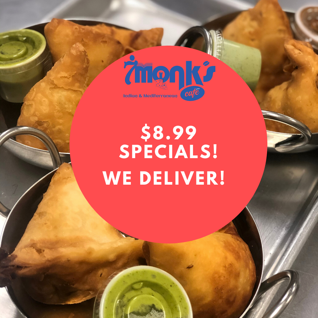 7 Monks Café- Indian & Mediterranean | restaurant | 494 N Seguin Ave, New Braunfels, TX 78130, USA | 8303874053 OR +1 830-387-4053