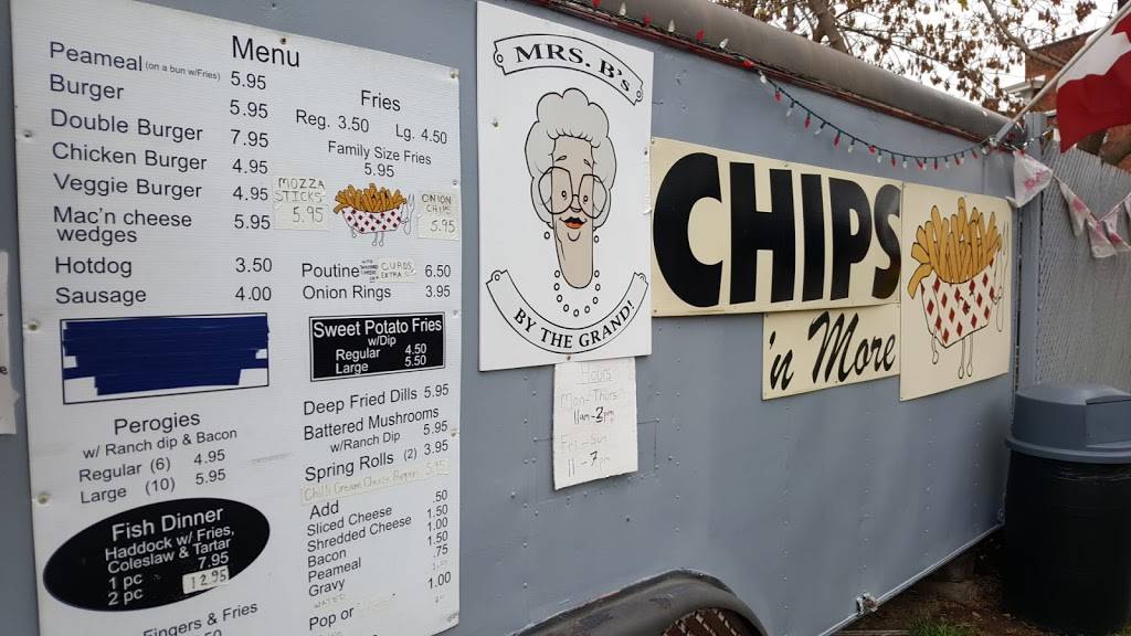 Mrs.Bs By The Grand | restaurant | Talbot St E, Cayuga, ON N0A 1E0, Canada | 3658891772 OR +1 365-889-1772
