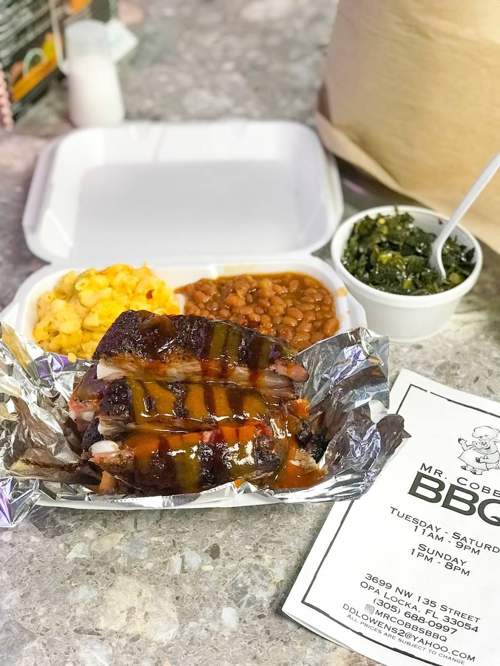 Mr. Cobbs BBQ & Wings | restaurant | 20601 NW 2nd Ave, Miami, FL 33169, USA | 3058934888 OR +1 305-893-4888