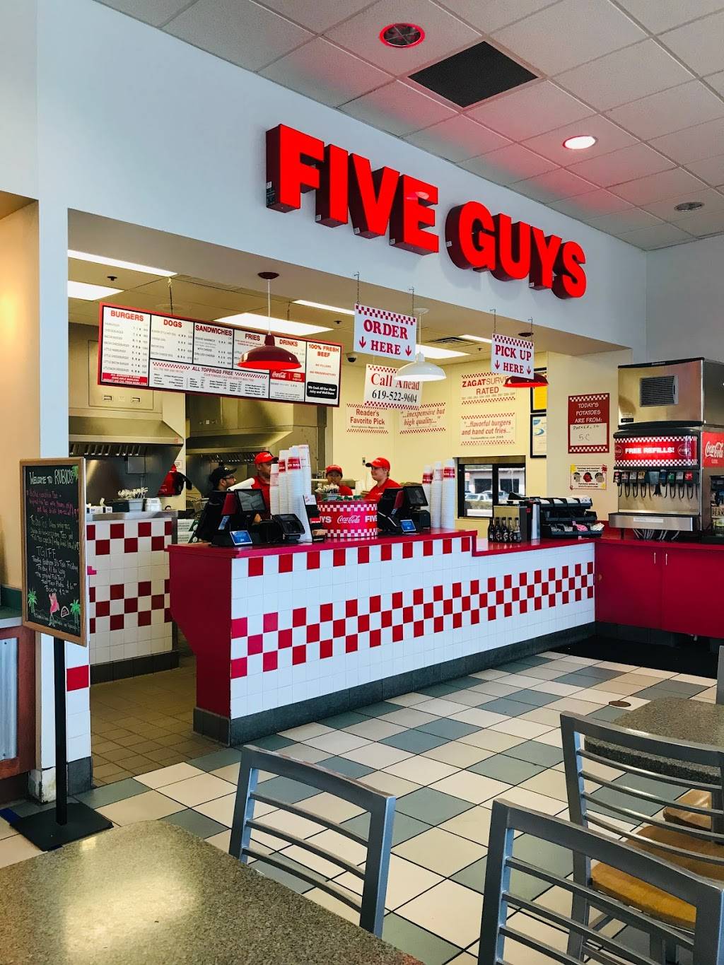 Five Guys | meal takeaway | NAS North Island, San Diego, CA 92135, USA | 6195229604 OR +1 619-522-9604