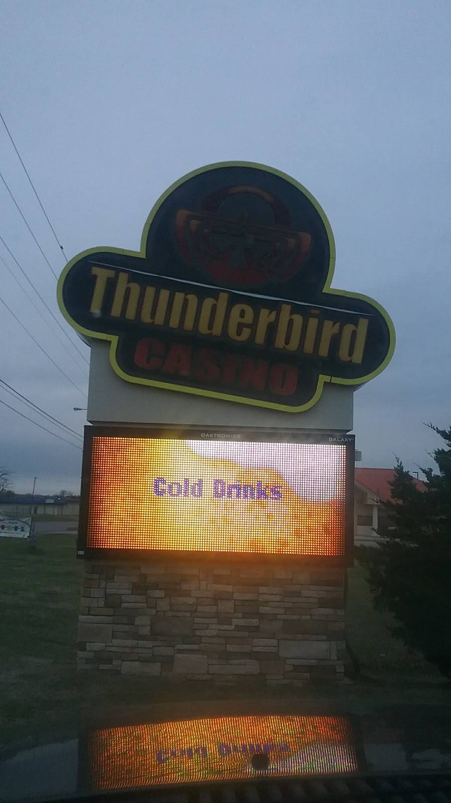 Thunderbird Casino | restaurant | 2051 S Gordon Cooper Dr, Shawnee, OK 74801, USA | 4052732679 OR +1 405-273-2679