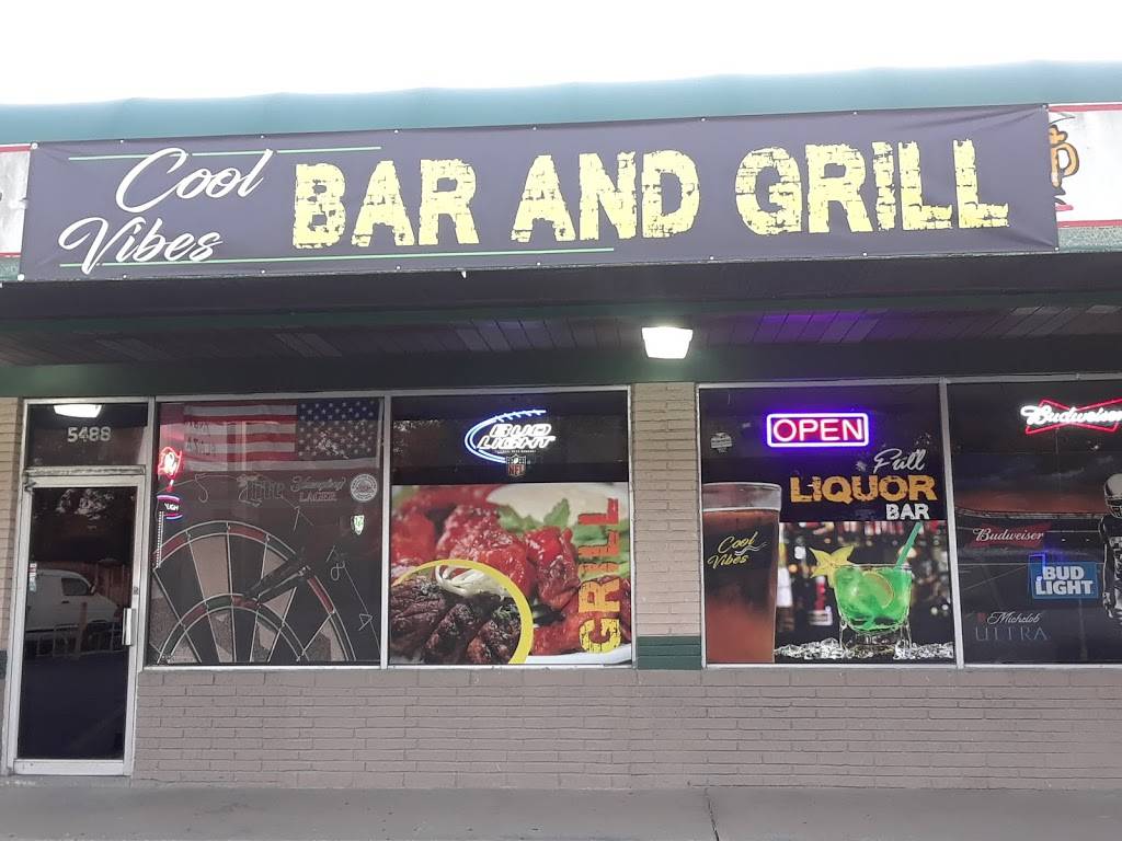 Cool Vibes Bar And Grill | restaurant | 5488 58th St N, Kenneth City, FL 33709, USA | 7272569828 OR +1 727-256-9828