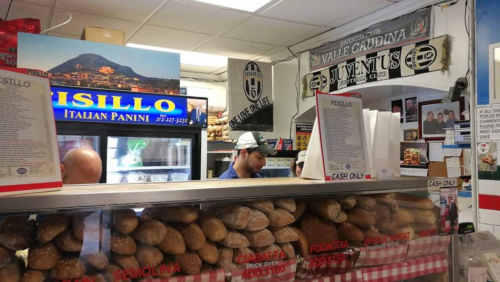 Pisillo Italian Panini | restaurant | 97 Nassau St, New York, NY 10038, USA | 2122273104 OR +1 212-227-3104