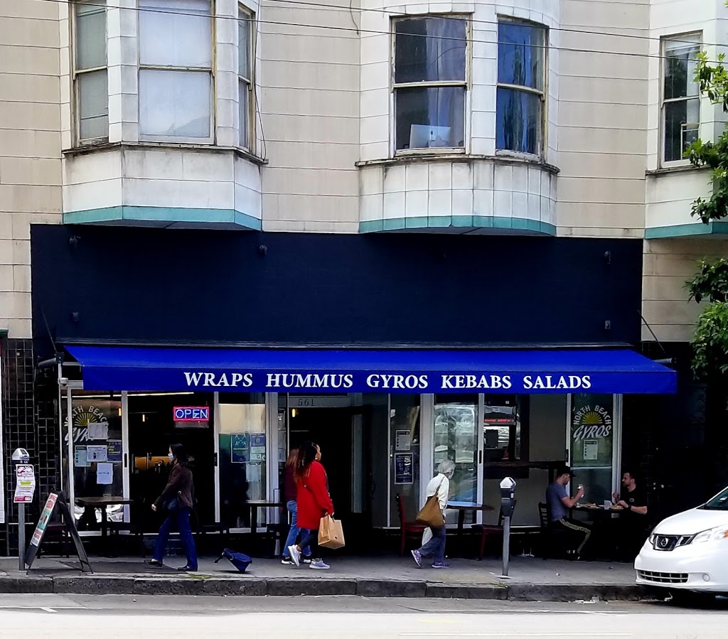 North Beach Gyros | restaurant | 561 Columbus Ave, San Francisco, CA 94133, USA | 4156559649 OR +1 415-655-9649