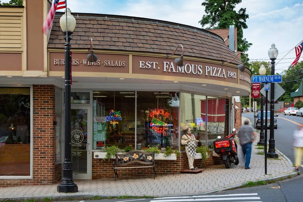 Famous Pizza | restaurant | 1 P T Barnum Square, Bethel, CT 06801, USA | 2037971550 OR +1 203-797-1550