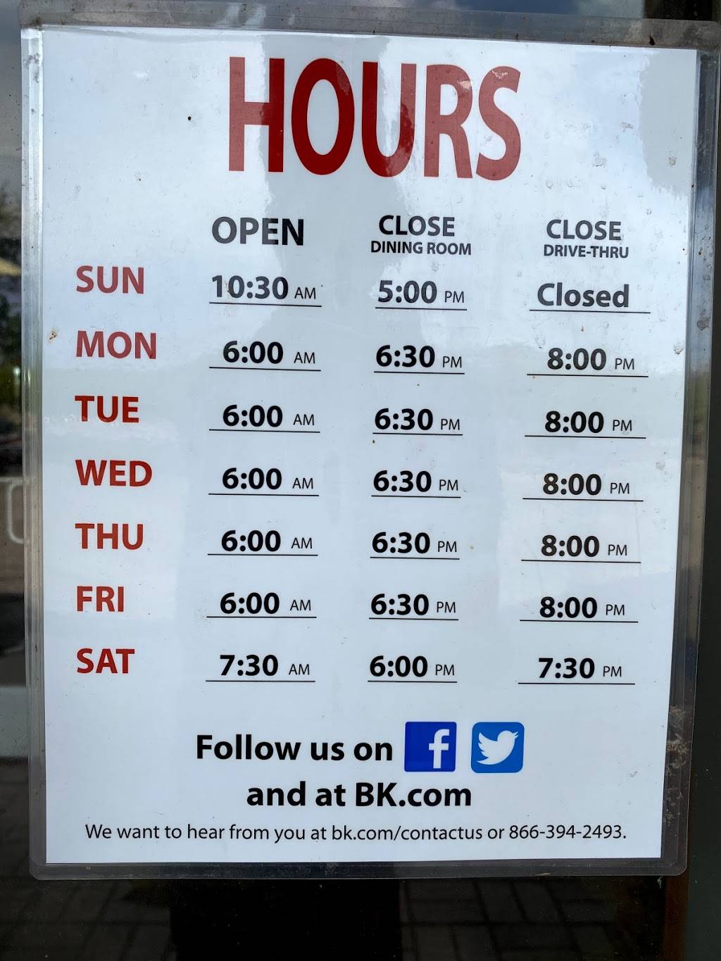 Burger King | restaurant | 2720 Craycroft Rd, Tucson, AZ 85707, USA | 5207452878 OR +1 520-745-2878