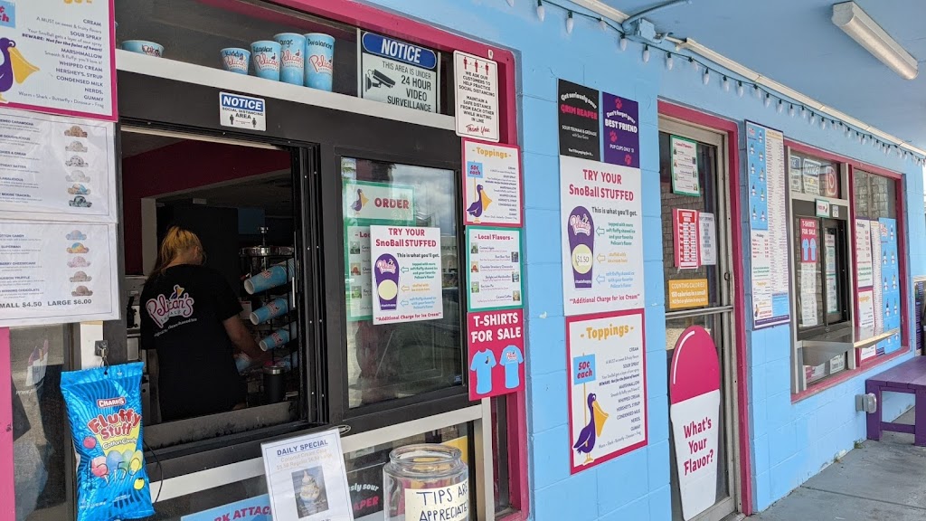 Pelicans SnoBalls- Jax Beach | restaurant | 1029 3rd St N, Jacksonville Beach, FL 32250, USA | 9043521200 OR +1 904-352-1200