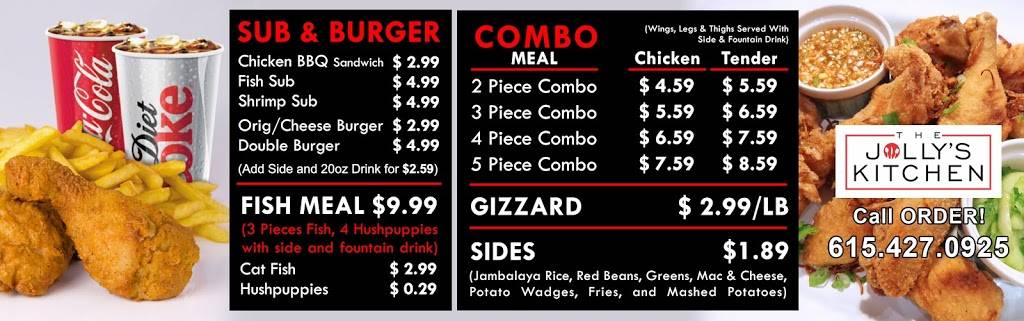 The Jollys Kitchen | restaurant | 15204 Fort Campbell Blvd, Oak Grove, KY 42262, USA | 2704393920 OR +1 270-439-3920